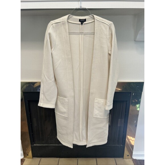 Women’s Worth New York Open Front Long Cardigan Petite New With Tags - Picture 1 of 5